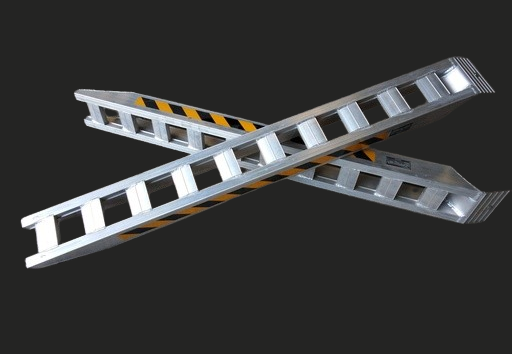 Par rampas aluminio 2000 x 200 x 120 — 1 tn